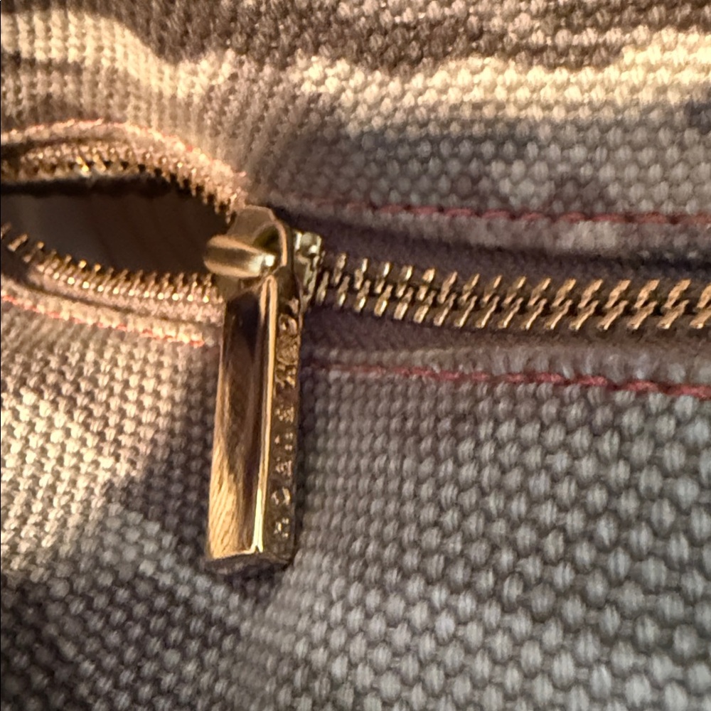 Tory Burch Zipper Canvas Camo Tote Bag 

. - Picture 5 of 7